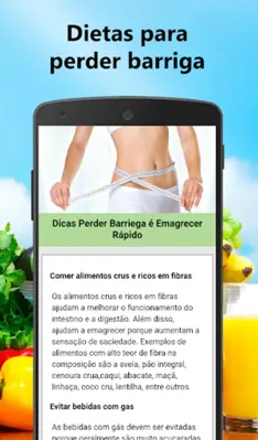 Dietas perder Barriga android App screenshot 3