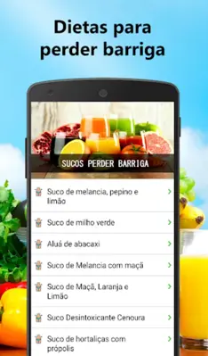 Dietas perder Barriga android App screenshot 5